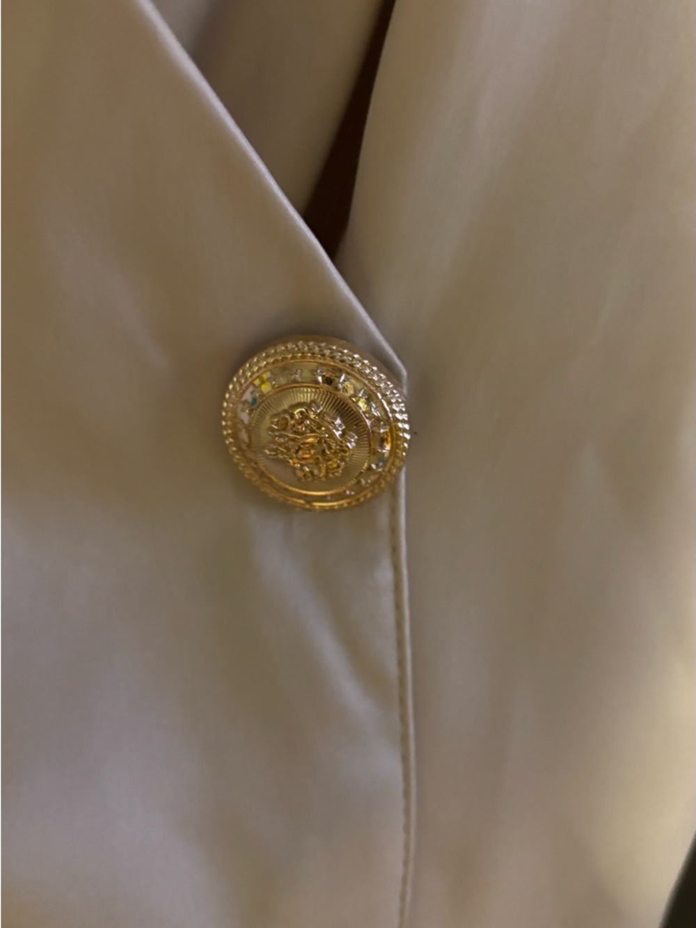 Classic Style Cream Blouse
